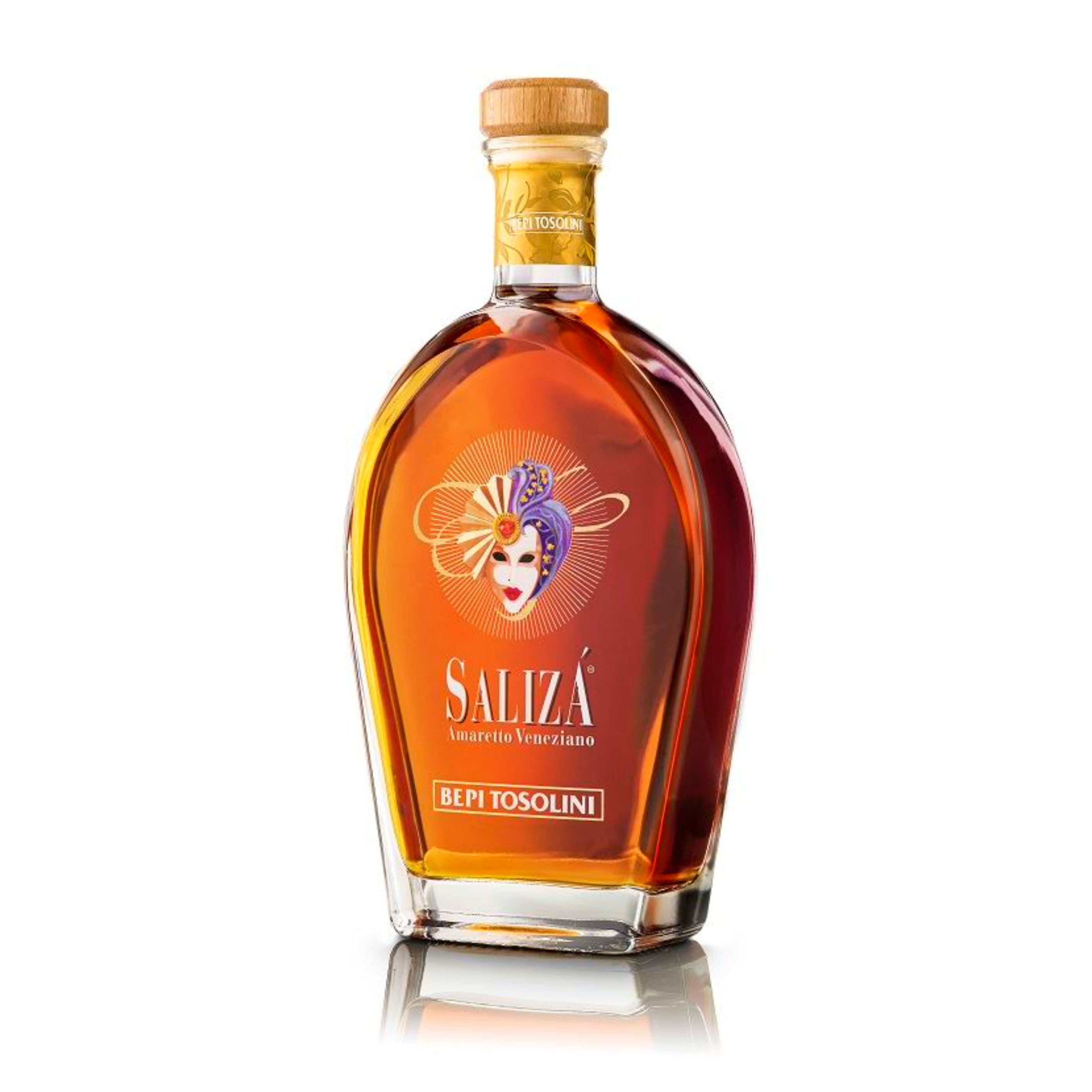 Лікер Bepi Tosolini Almond Liqueur Amaretto Saliza Spezieria 28% 0.7 л