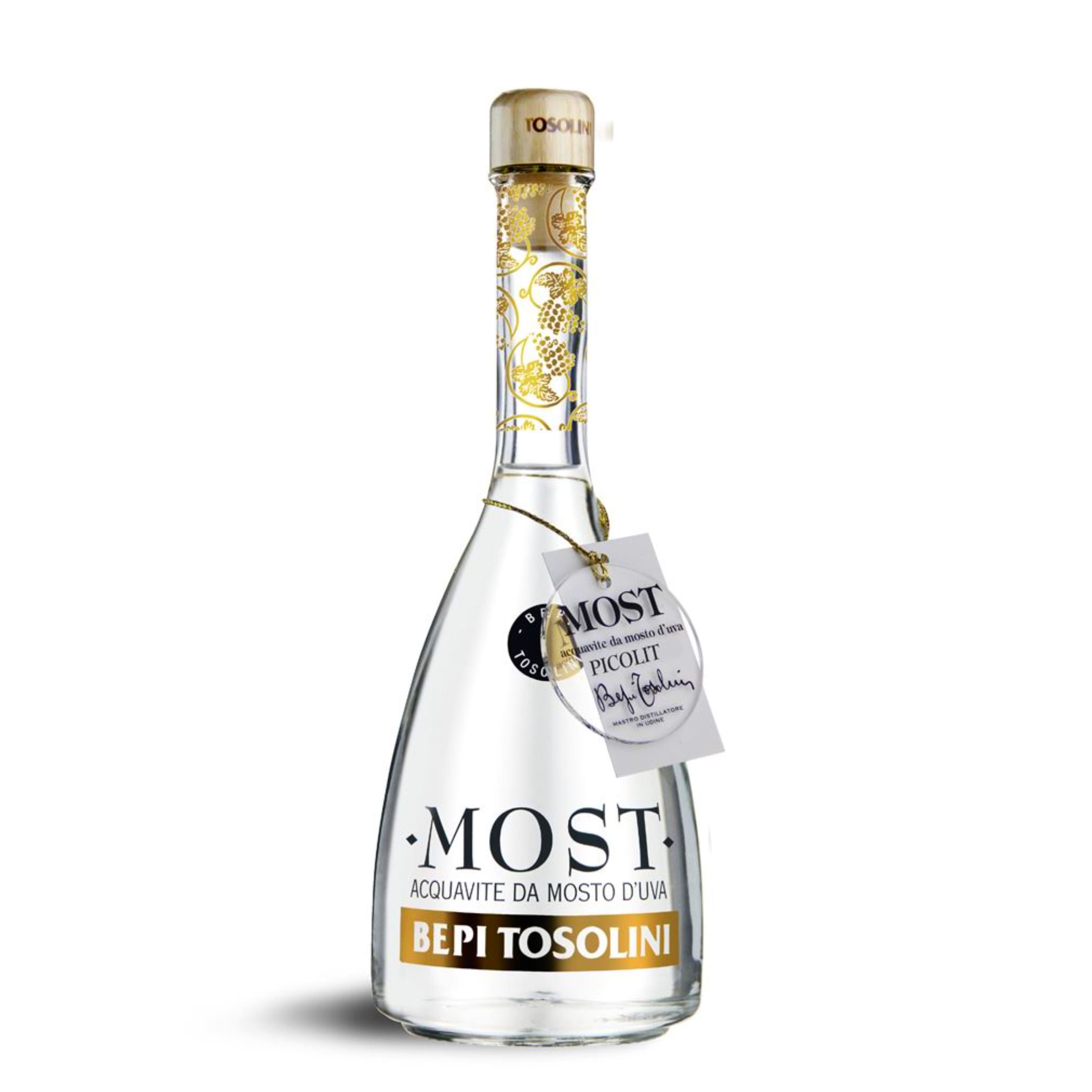 Граппа Bepi Tosolini Acquavite d'Uva Most Picolit 40% 0.7 л gift box