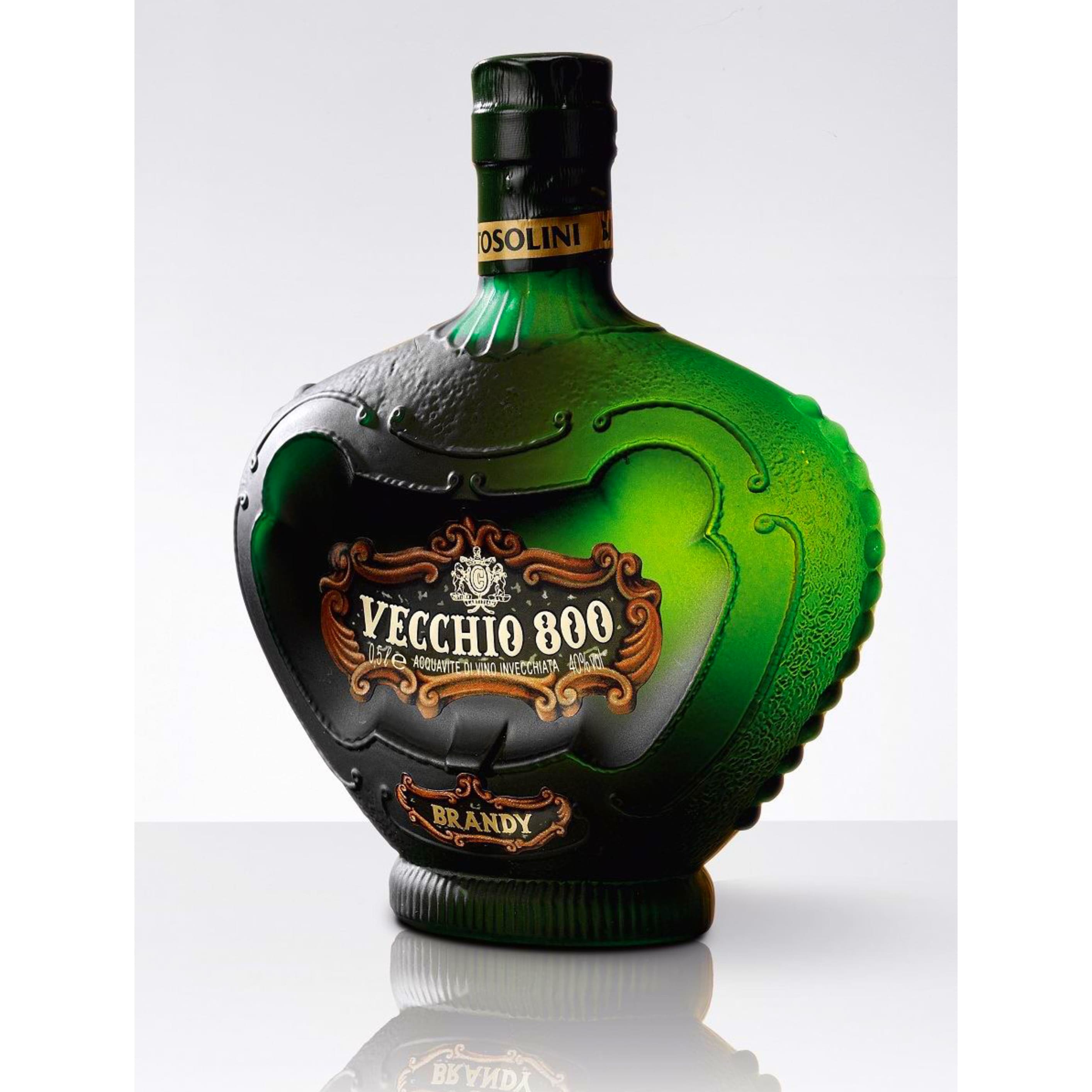 Бренді Bepi Tosolini Vecchio 800 40% 0.5 л 