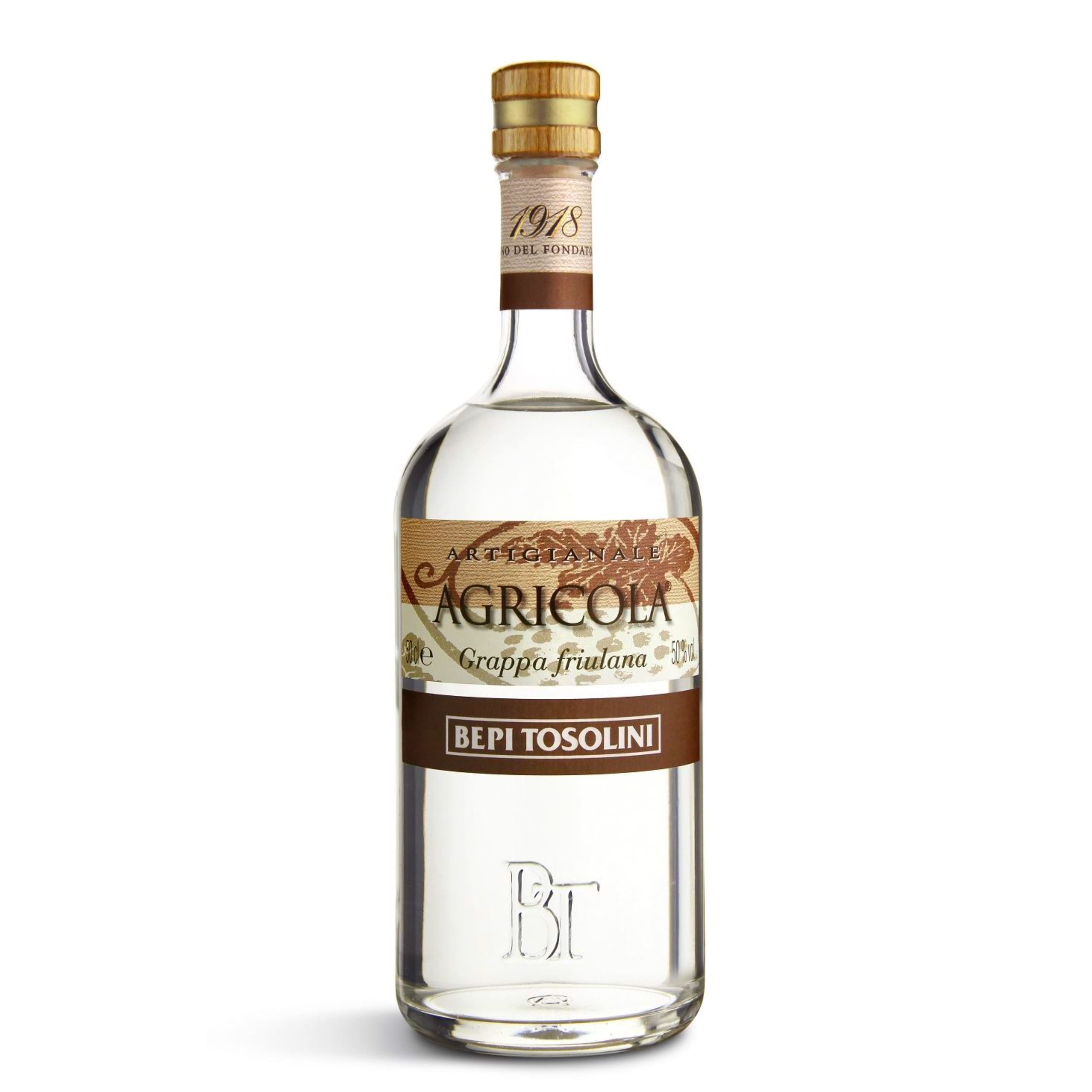 Граппа Bepi Tosolini Grappa Agricola 50% 0.7 л 